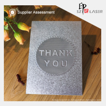 Attractive Custom Logo Holographic Greeting Card Paper